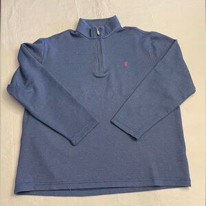 Men’s Izod Three Quarter Zip pullover - Light Blue - Size Large